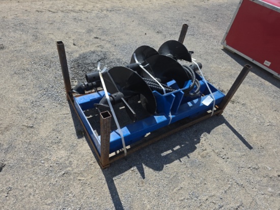 Future Skid Loader Auger w/ 8", 12" & 16" Bits