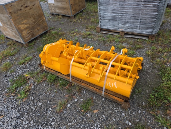 New 9pc Mini Excavator Attachment Set