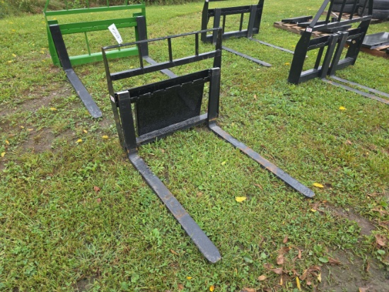 Kivel Mini Skid Loader Forks