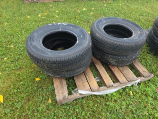 4 New 225/75R15 Trailer Tires