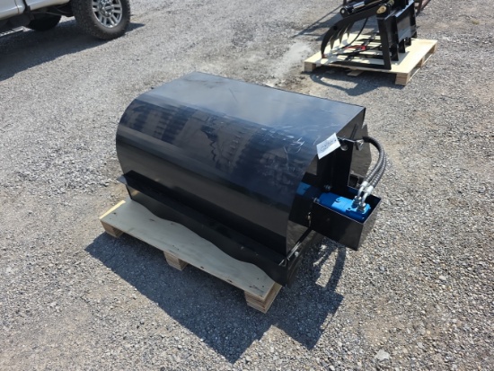 Vorx Mini Skid Loader Enclosed Sweeper