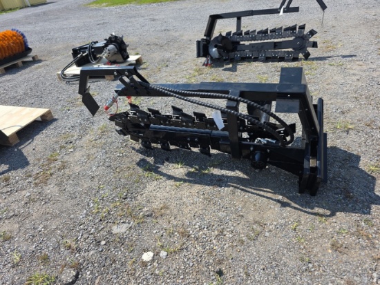 Vorx Mini Skid Loader Trencher
