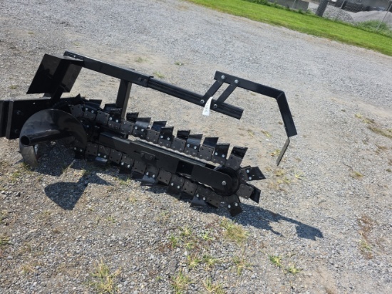 Vorx Mini Skid Loader Trencher