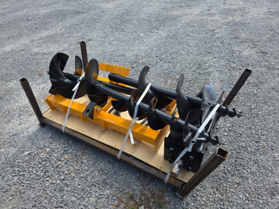 Future Skid Loader Auger w/ 8", 12" & 16" Bits