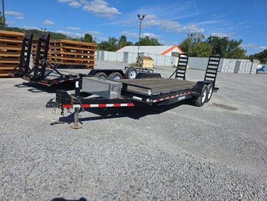 2018 20' Sure-Trac Tandem Axle Trailer - 14000lb GVW - No Title