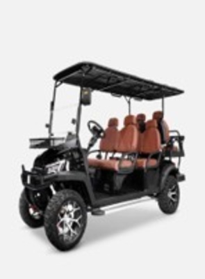 SDLanch HQ80 4 Seat Electric Golf Cart - Gray