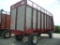 Gruetts Super 6900 20' SU wagon w/Gruett 17 ton single axle gear, open top, 425/65/R22.5 truck tires