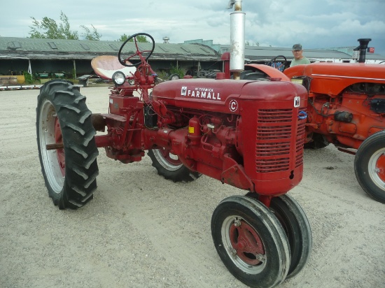 1948 Farmall C w/11.2x36, live hyds, SN 22181