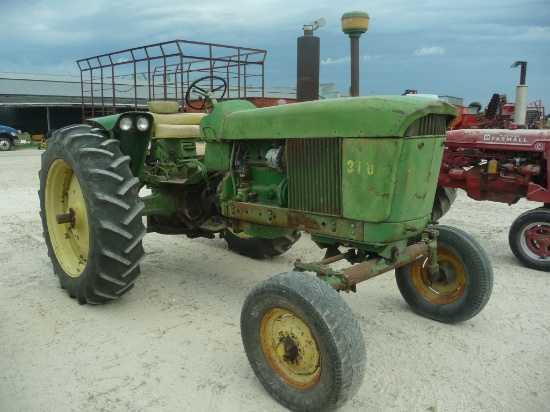 1961 JD 3010 fac LP, Schwartz WF, SN 8874, fenders, 15.5x38, dual hyds, 3pt