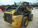 2011 NH L225 skid steer w/2550 hours, (2) speed, cab w/AC, power attach, 12x16.5 rubber