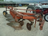 Case 4x semi mount plow, gauge wheel, hyd cylinder, spring coulters