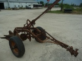 International 2x trailer plow, mech lift