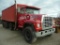 81 Ford 8000 grain truck, Kann 20' steel grain box w/hoist, tandem axle, ro