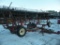 Knowles 30' springtooth cart harrow, dual wheel transport, 