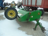 JD 120 20' stalk shredder, 8RN, (4) wheel transport