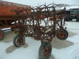 Speed King 16' fold up spring tooth harrow, hyd lift