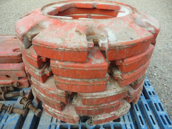 Case 70/90 series wheel weights