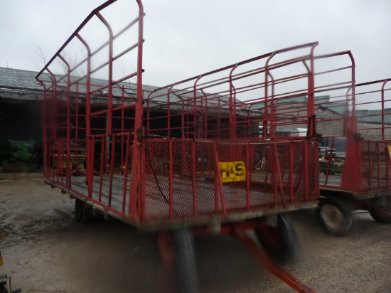 H&S 9x18 bale wagon