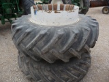 18.4x34 clamp on duals