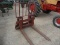 Forklift mast frame w/forks