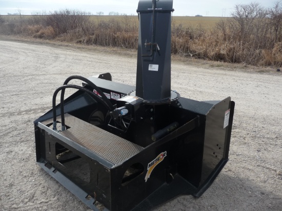 Meteor skid steer snow blower