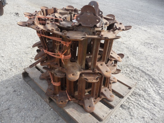 set of Grouser skid steer tracks