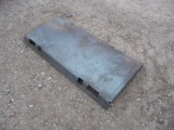 skid steer QA plate