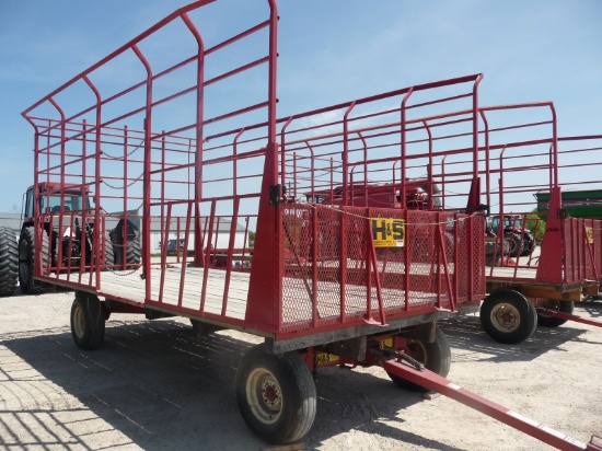 H&S bale throw wagon