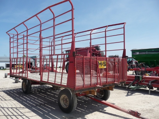 H&S bale throw wagon