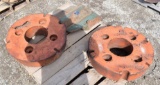 Pallet of Allis Chalmers Weights & Oliver Fender Brackets