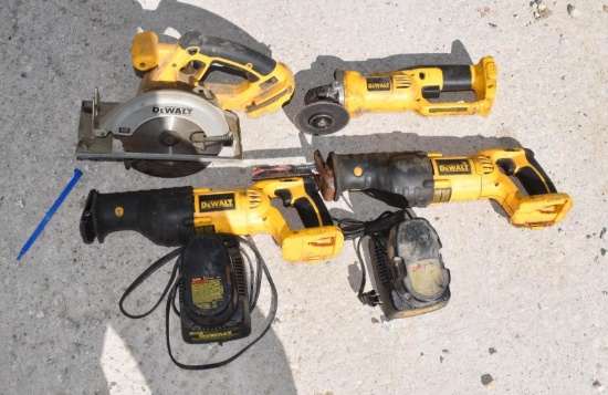 Lot of DeWalt Tools