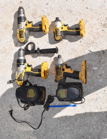 Lot of DeWalt Tools