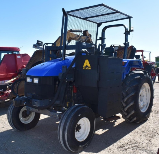 New Holland TS110 w/ Brush Cutter