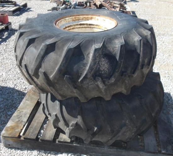 Set of 16.5L16.1 Tires & Rims