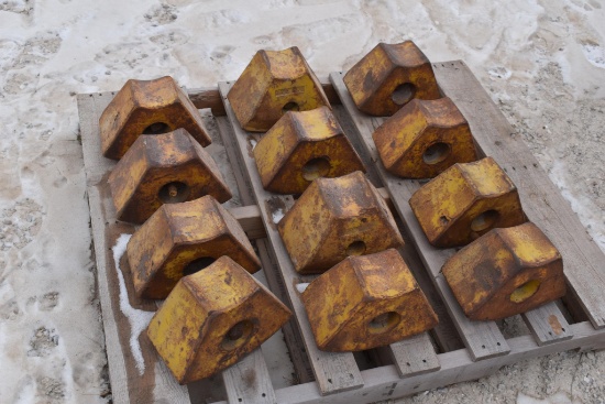 12 x Allis Chalmers Pie Weights