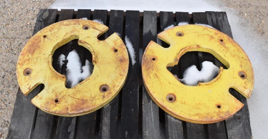 2 x John Deere Wheel Weights