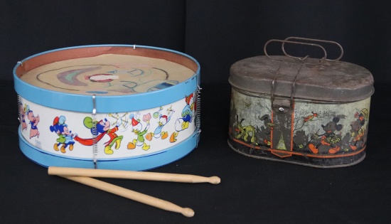 Walt Disney, Drum and Lunch Box