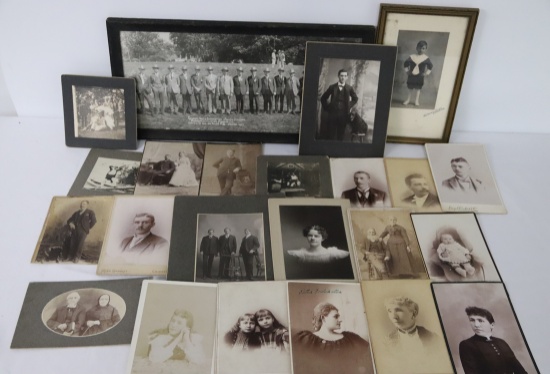 Antique Portrait and Group Photographs