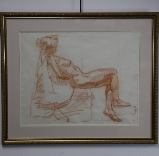 George Carlson, Nude Sketch