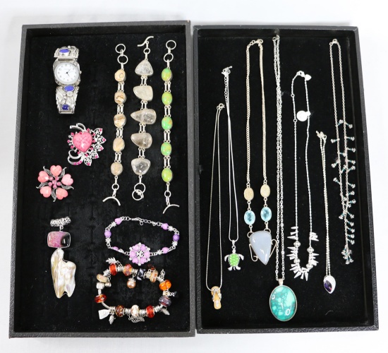 Sterling Silver and Costume Jewelry