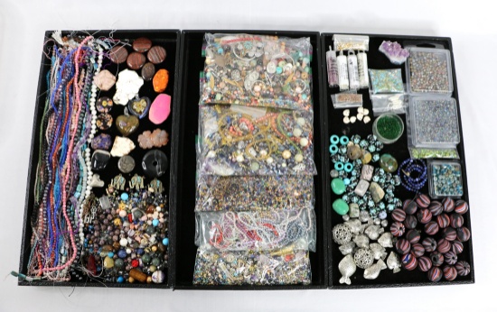 Mixed Lot of Beads and Jewelry Findings