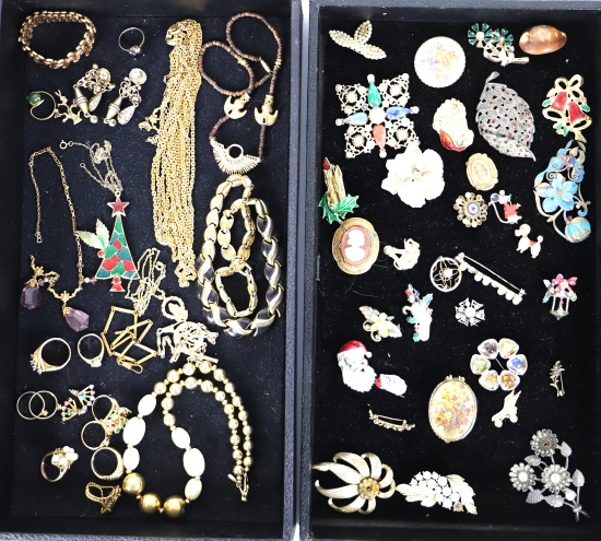 Vintage and Newer Costume Jewelry