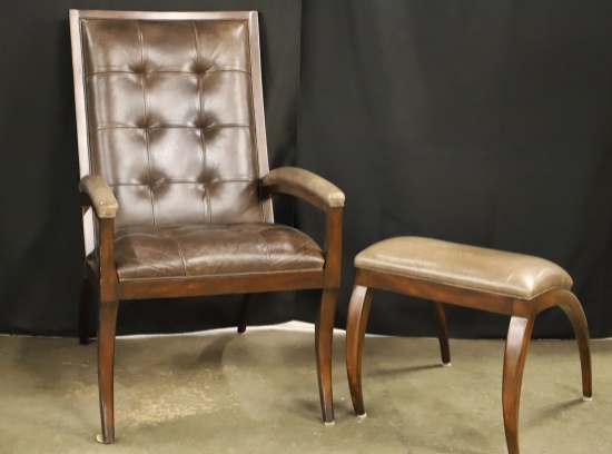 Keno Bros., Arc Chair and Ottoman