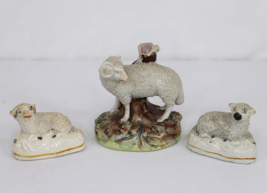 Staffordshire Sheep Figurines