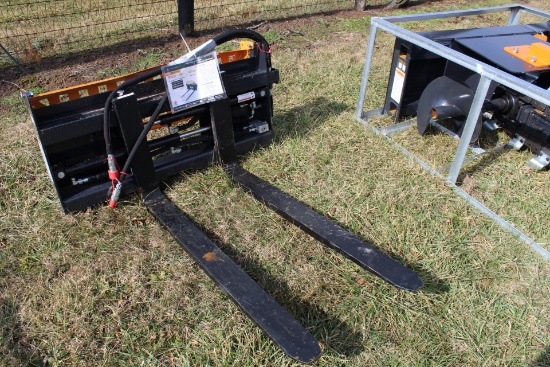 48" hydraulic pallet forks