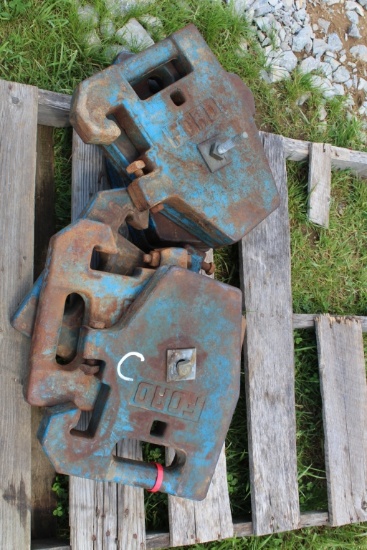 Qty 7- Ford Weights