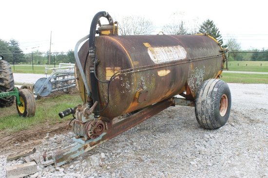 Better Built 1500 gal Mobile Vac Tank