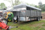 Delta 20' Livestock Trailer