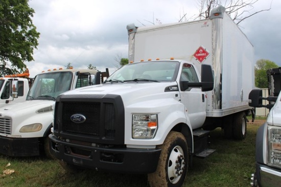 2017 F650 Box Truck