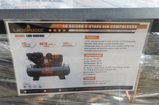 40 Gallon 2-Stage Air Compressor